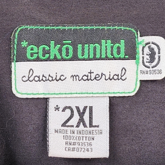 Ecko Unltd Men's Classic Plaid Button Down Shirt - 2XL - Picture 3 of 5